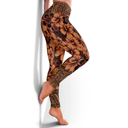 Fiji Legging Hibiscus Festival