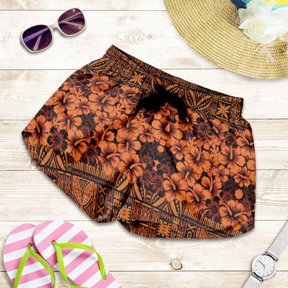 Fiji Women Shorts Hibiscus Festival