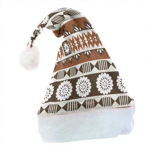 Fiji Christmas Hat Masi Tapa Clothes