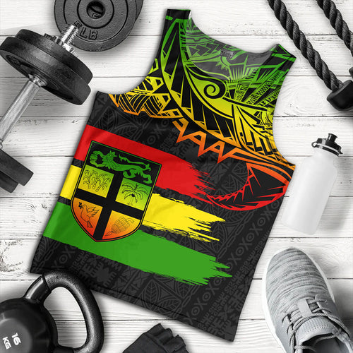 Fiji Tank Top Tribal Melanesia Grunge Reggae