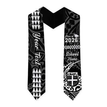 Fiji Graduation Stole Custom Class 2026 Kakau Style