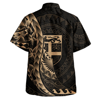 Fiji Custom Personalised Hawaiian Shirt Polynesian Pattern Style