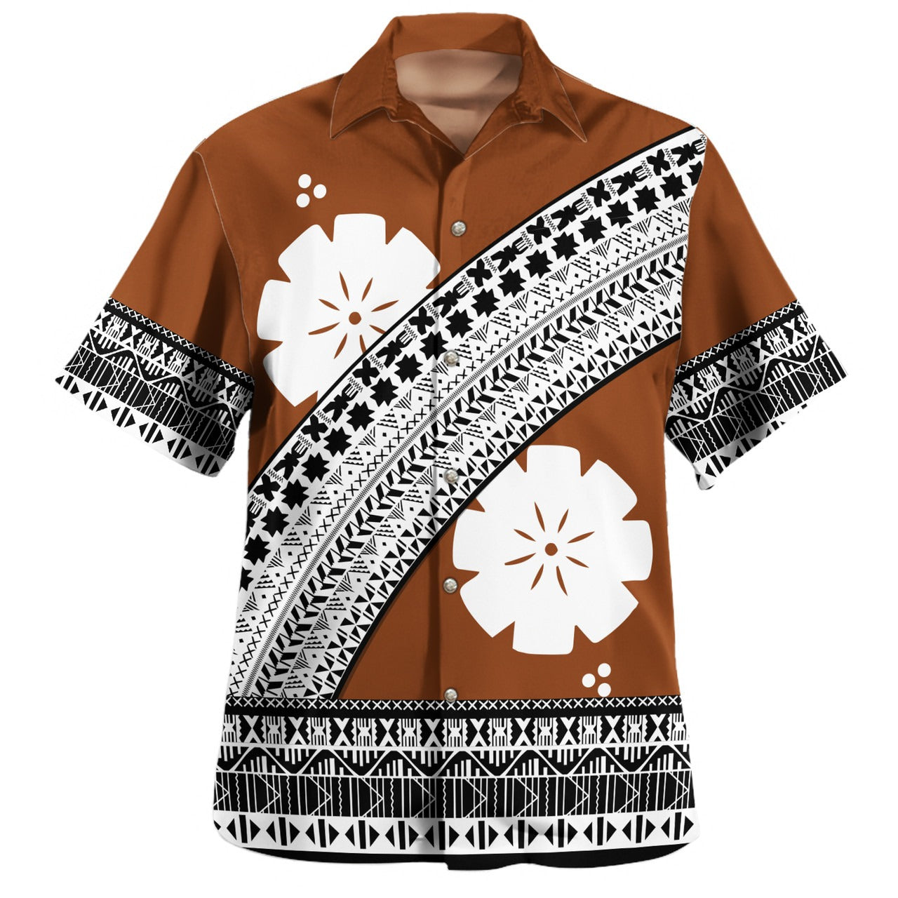 Fiji Combo Puletasi And Shirt Masi Curve