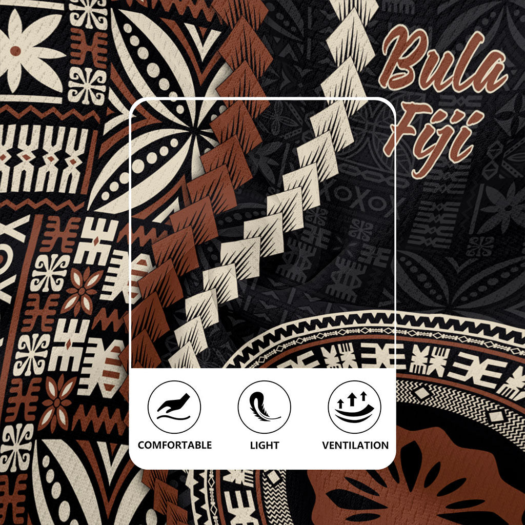 Fiji Rugby Jersey Kesakesa Masi Diamond Tapa Tribal