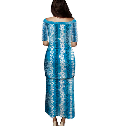 Hawaii Combo Puletasi And Shirt Flower Lie Beautiful