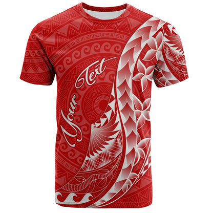French Polynesia Custom Personalised T-Shirt Coat Of Arms Tribal Patterns Style