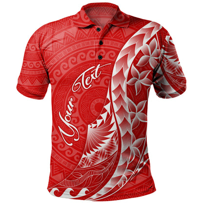 French Polynesia Custom Personalised Polo Shirt Coat Of Arms Tribal Patterns Style