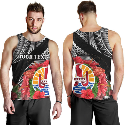 French Polynesia Custom Personalised Tank Top Seal Hibiscus Flowers Special Style
