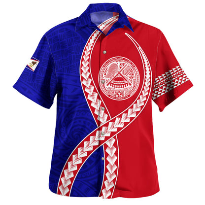 American Samoa Hawaiian Shirt Tribal Polynesian In My Heart