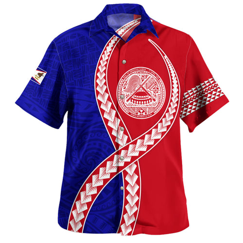American Samoa Hawaiian Shirt Tribal Polynesian In My Heart