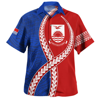 Kiribati Hawaiian Shirt Tribal Polynesian In My Heart