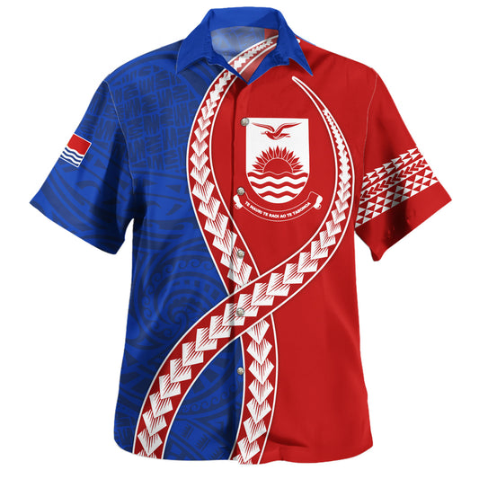 Kiribati Hawaiian Shirt Tribal Polynesian In My Heart