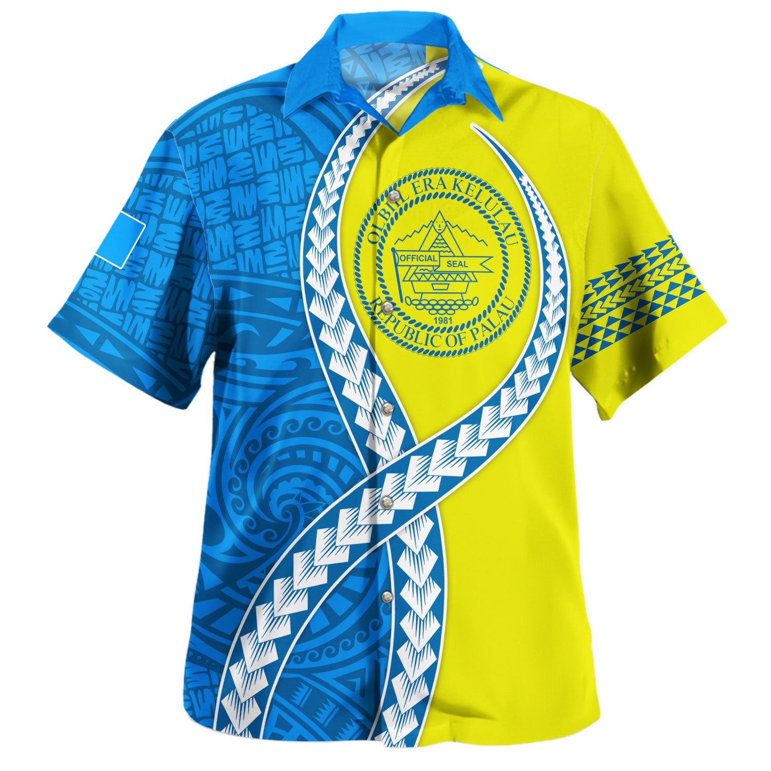 Guam Hawaiian Shirt Tribal Polynesian In My Heart