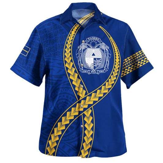 Nauru Hawaiian Shirt Tribal Polynesian In My Heart