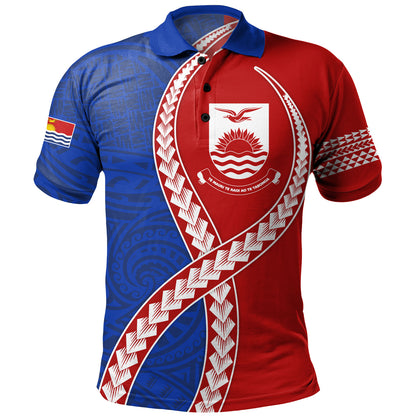 Kiribati Polo Shirt Tribal Polynesian In My Heart