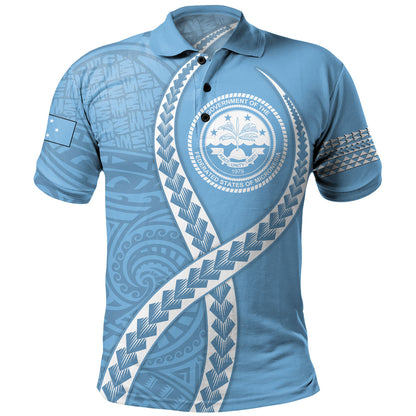 Federated States of Micronesia Polo Shirt Tribal Polynesian In My Heart