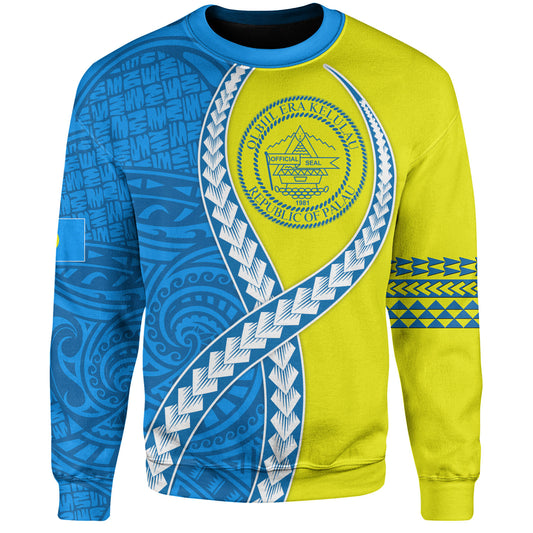 Palau Sweatshirt Tribal Polynesian In My Heart