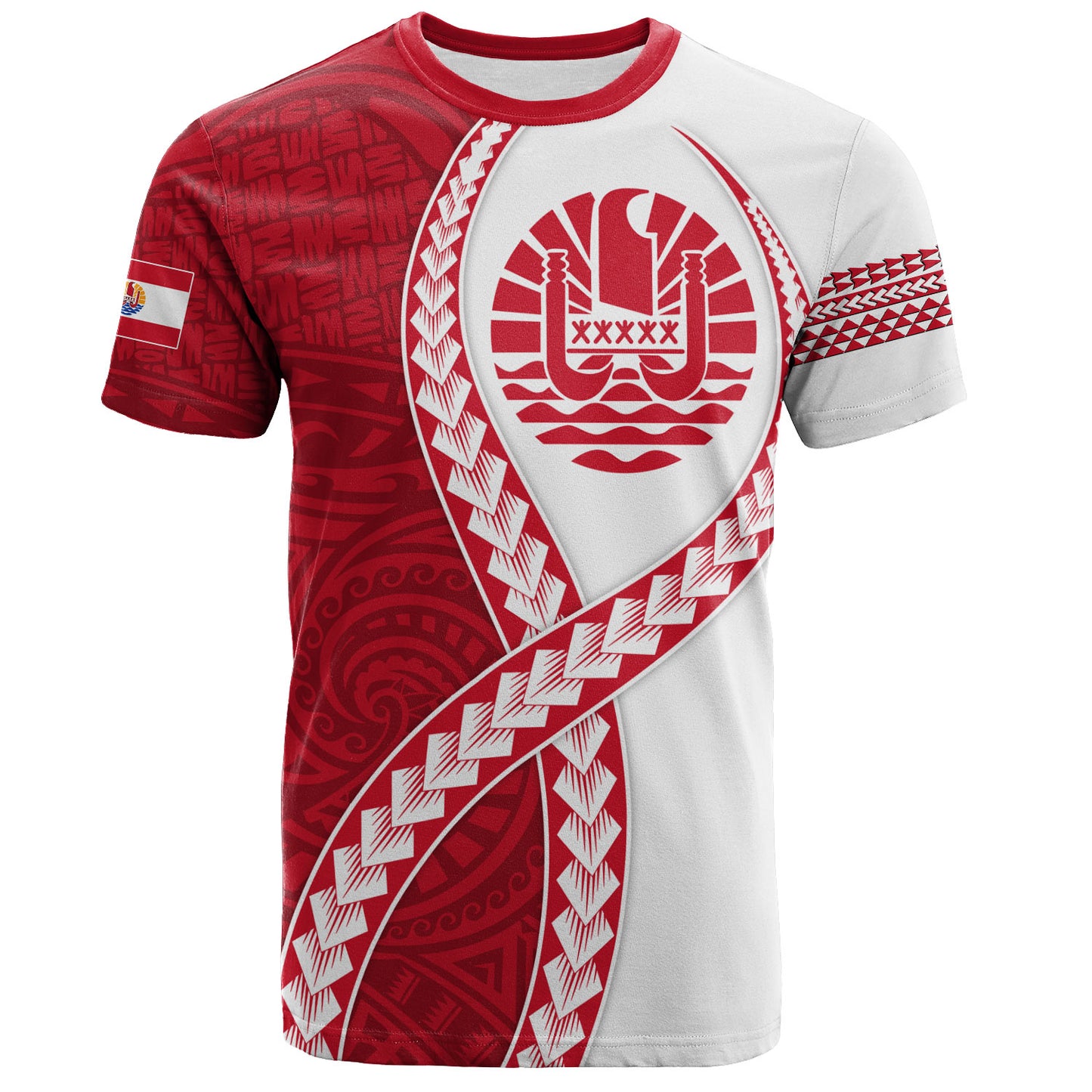 Tahiti T-Shirt Tribal Polynesian In My Heart