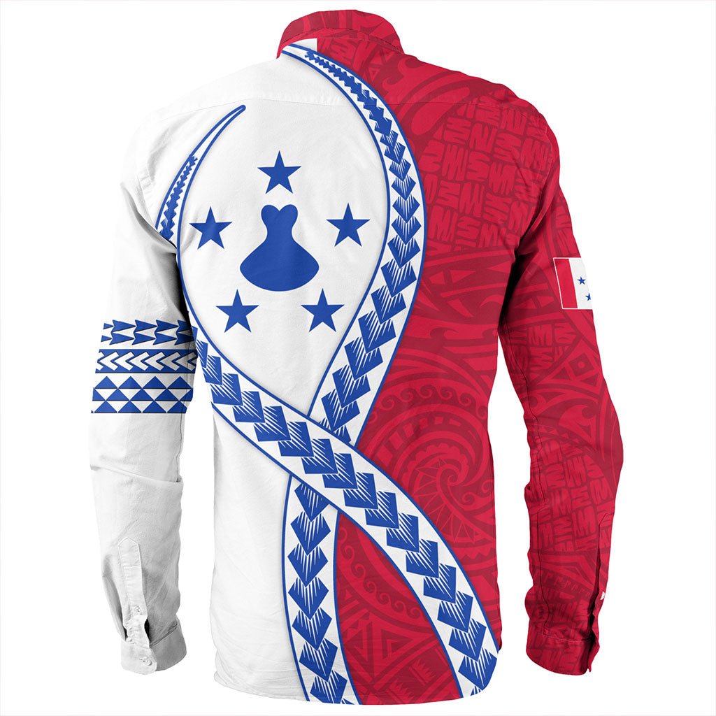 Austral Islands Long Sleeve Shirt Tribal Polynesian In My Heart