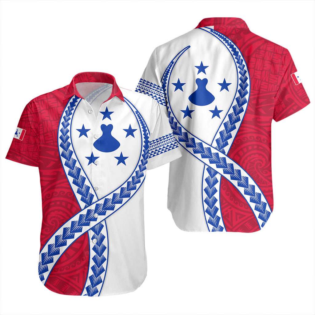 Austral Islands Short Sleeve Shirt Tribal Polynesian In My Heart