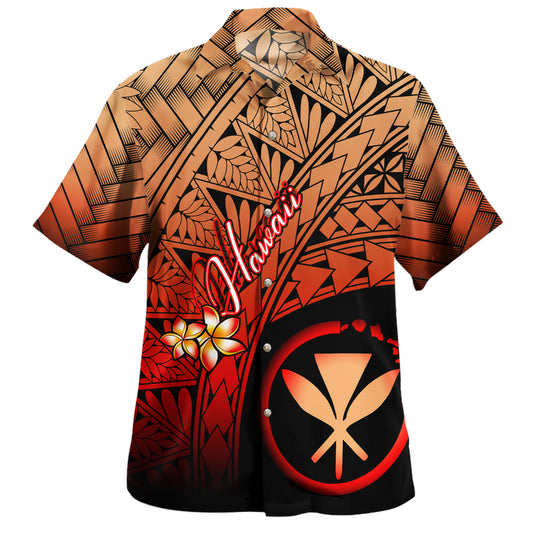 Hawaii Hawaiian Shirt Plumeria Tattoo Tribal