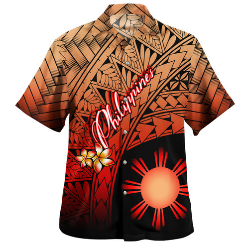 Philippines Filipinos Hawaiian Shirt Plumeria Tattoo Tribal