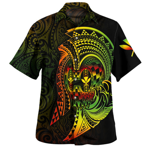 Hawaii Hawaiian Shirt Custom Personalised Reggae Kanaka Warrior