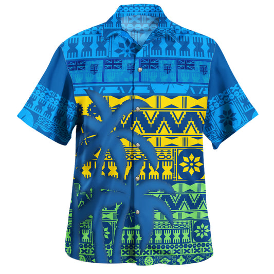 Vanuatu Hawaiian Shirt Tribal Polynesia Tattoo With Map