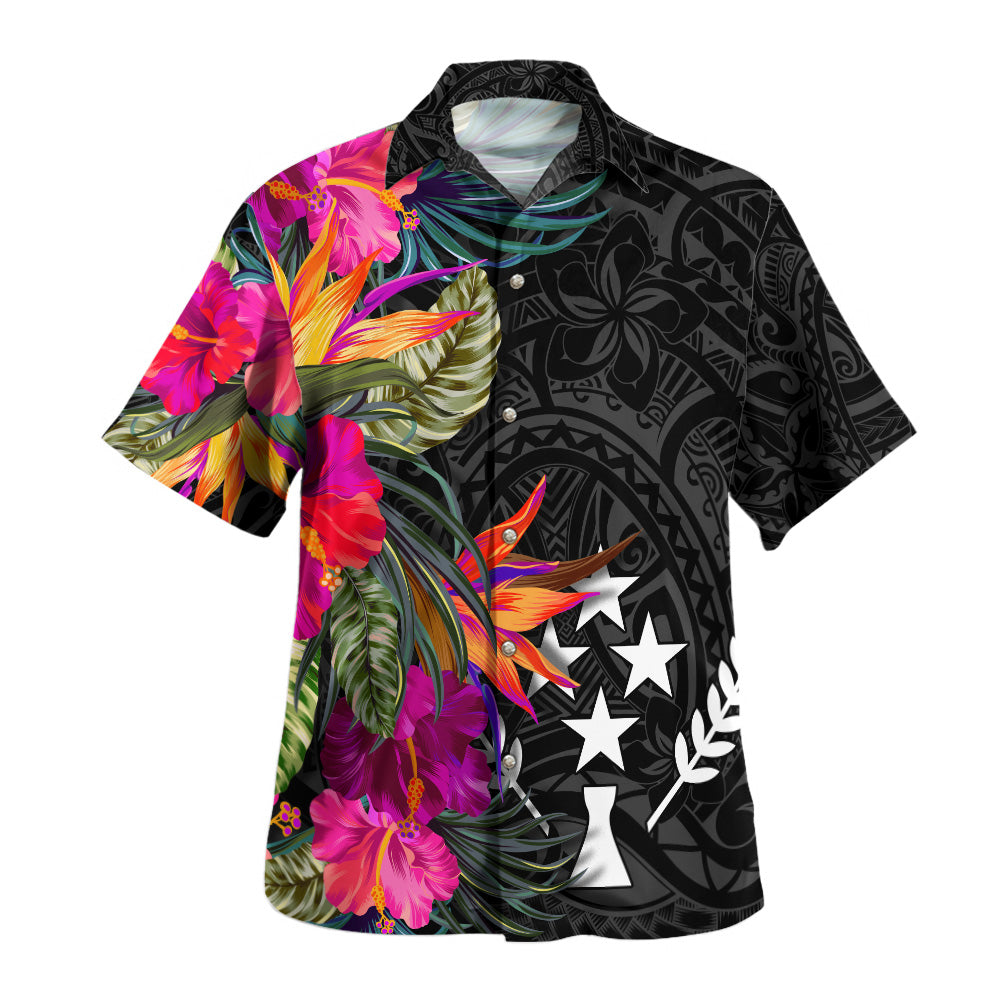 Kosrae Hawaiian Shirt Polynesian Hibiscus Pattern