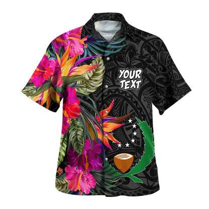Pohnpei State Hawaiian Shirt Polynesian Hibiscus Pattern