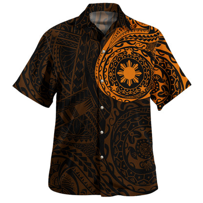 Philippines Filipinos Polynesian Tattoo Style Hawaiian Shirt