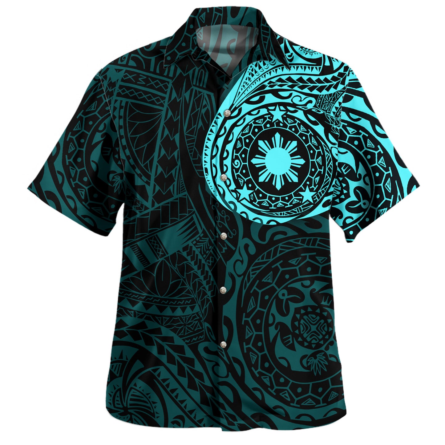 Philippines Filipinos Polynesian Tattoo Style Hawaiian Shirt