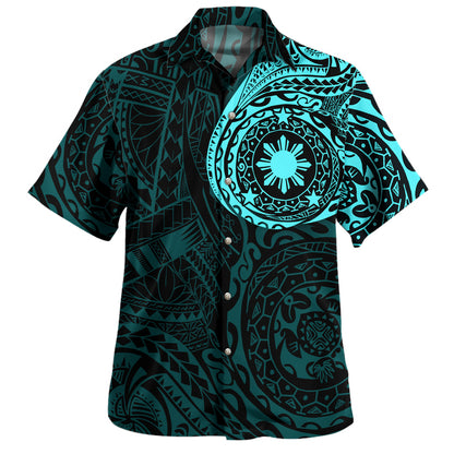 Philippines Filipinos Polynesian Tattoo Style Hawaiian Shirt