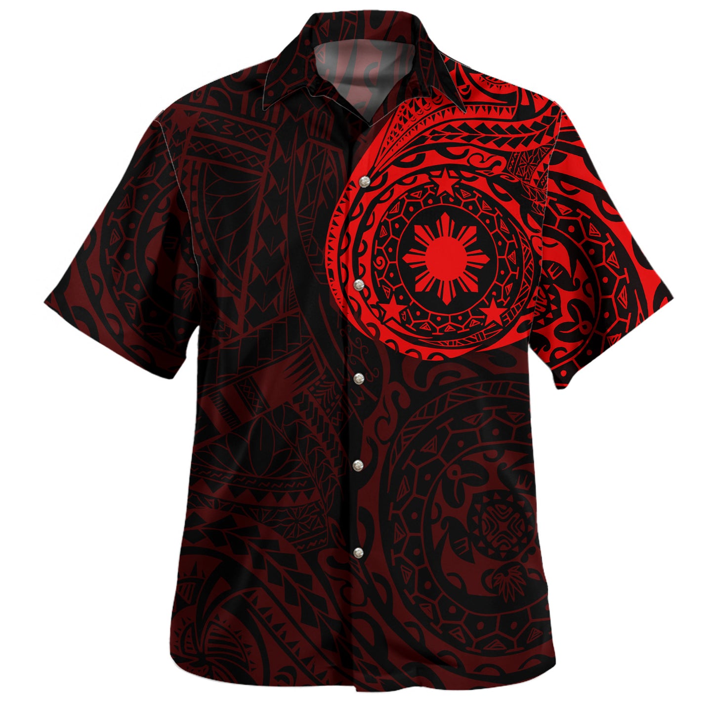 Philippines Filipinos Polynesian Tattoo Style Hawaiian Shirt