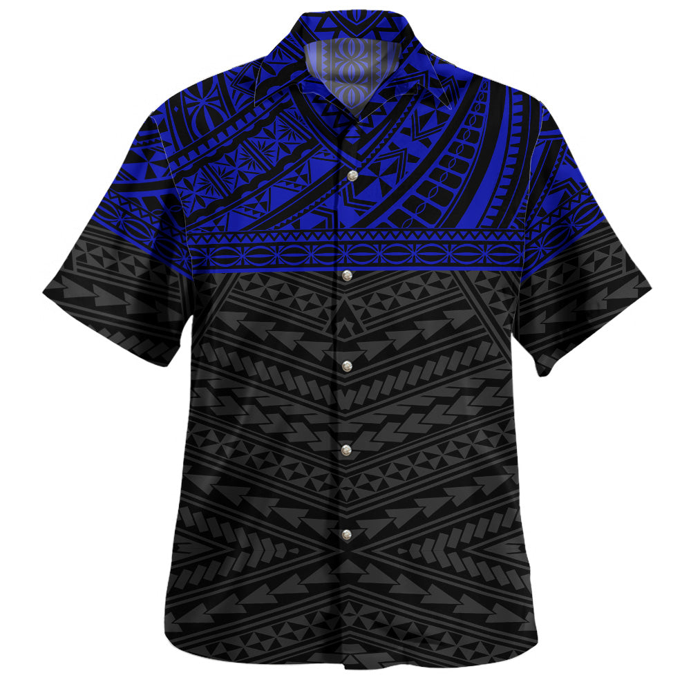 Polyneasian Tribal Patterns Hawaiian Shirt