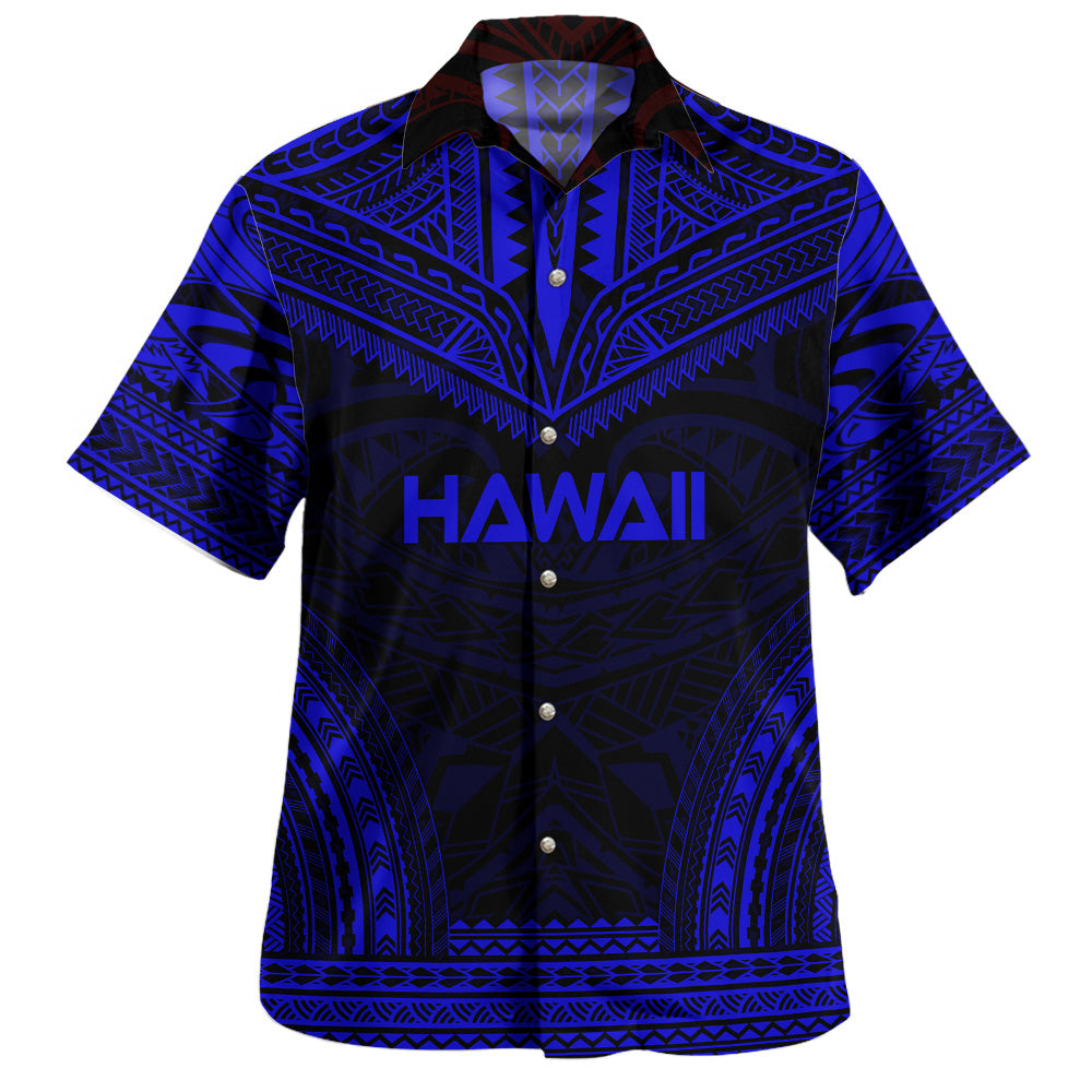 Hawaii Hawaiian Shirt Custom Personalised Polynesian Chief Tattoo