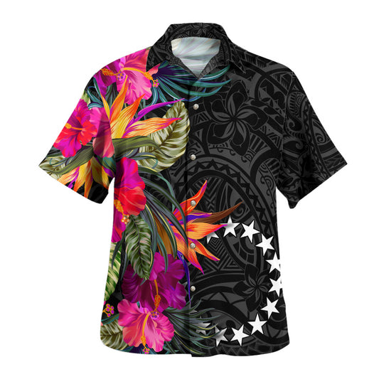 Chuuk State Hawaiian Shirt Polynesian Hibiscus Pattern