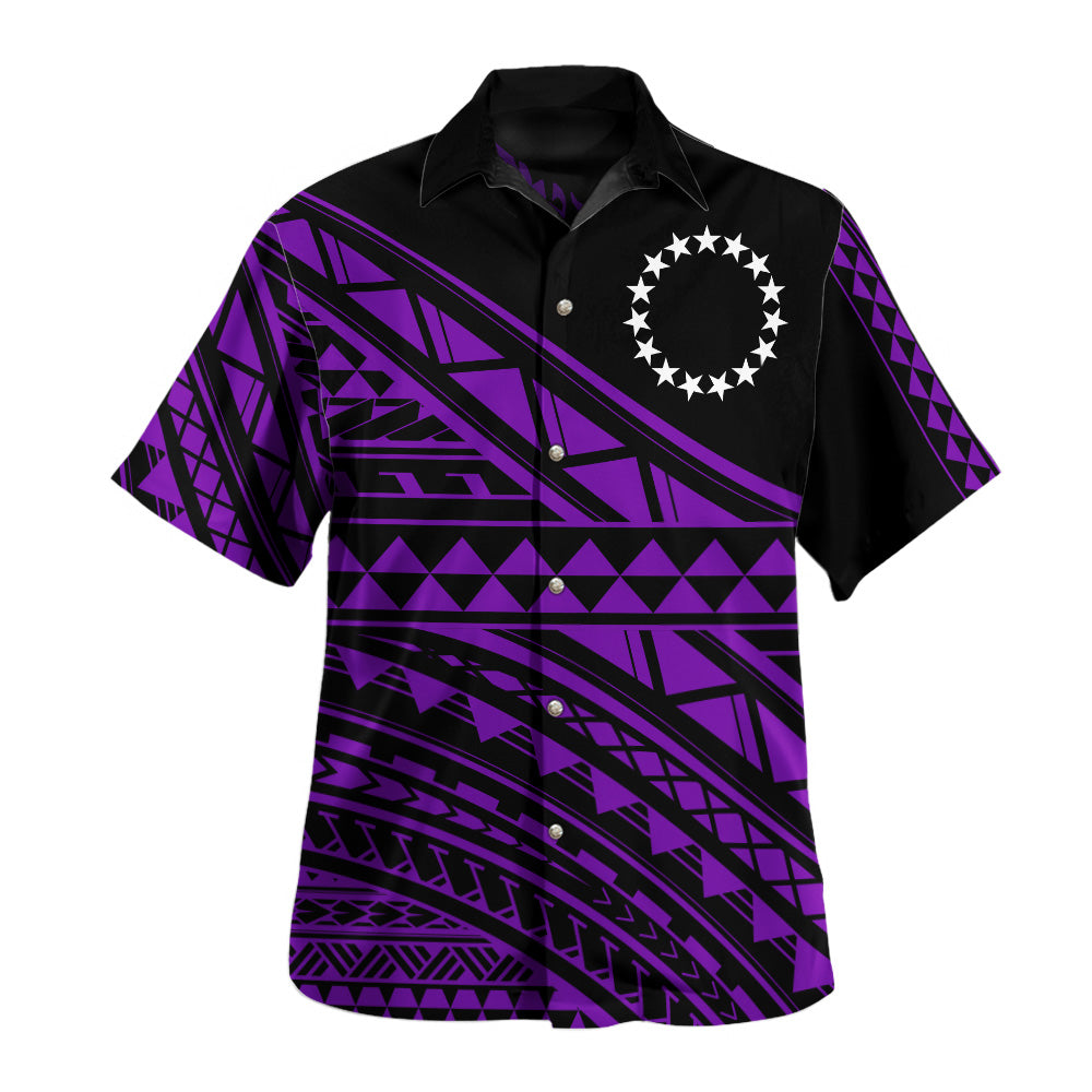 Cook Islands Hawaiian Shirt Special Polynesian Ornaments