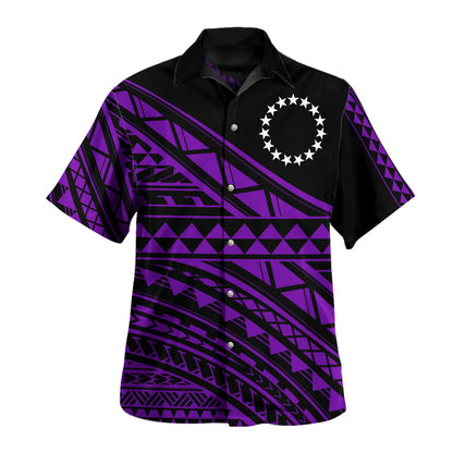 Cook Islands Hawaiian Shirt Special Polynesian Ornaments