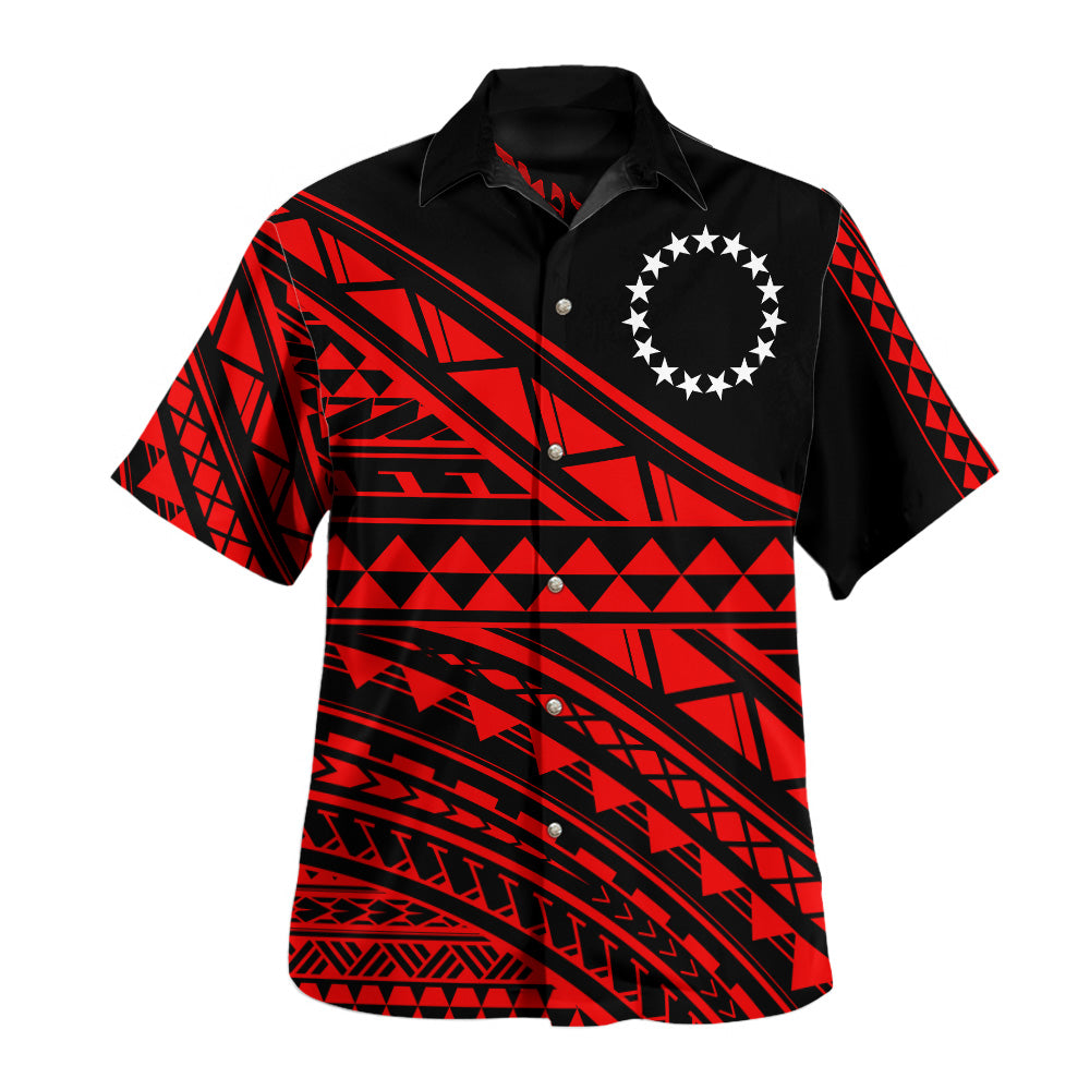 Cook Islands Hawaiian Shirt Special Polynesian Ornaments