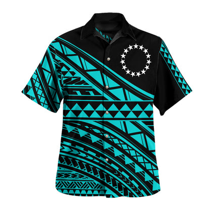 Cook Islands Hawaiian Shirt Special Polynesian Ornaments