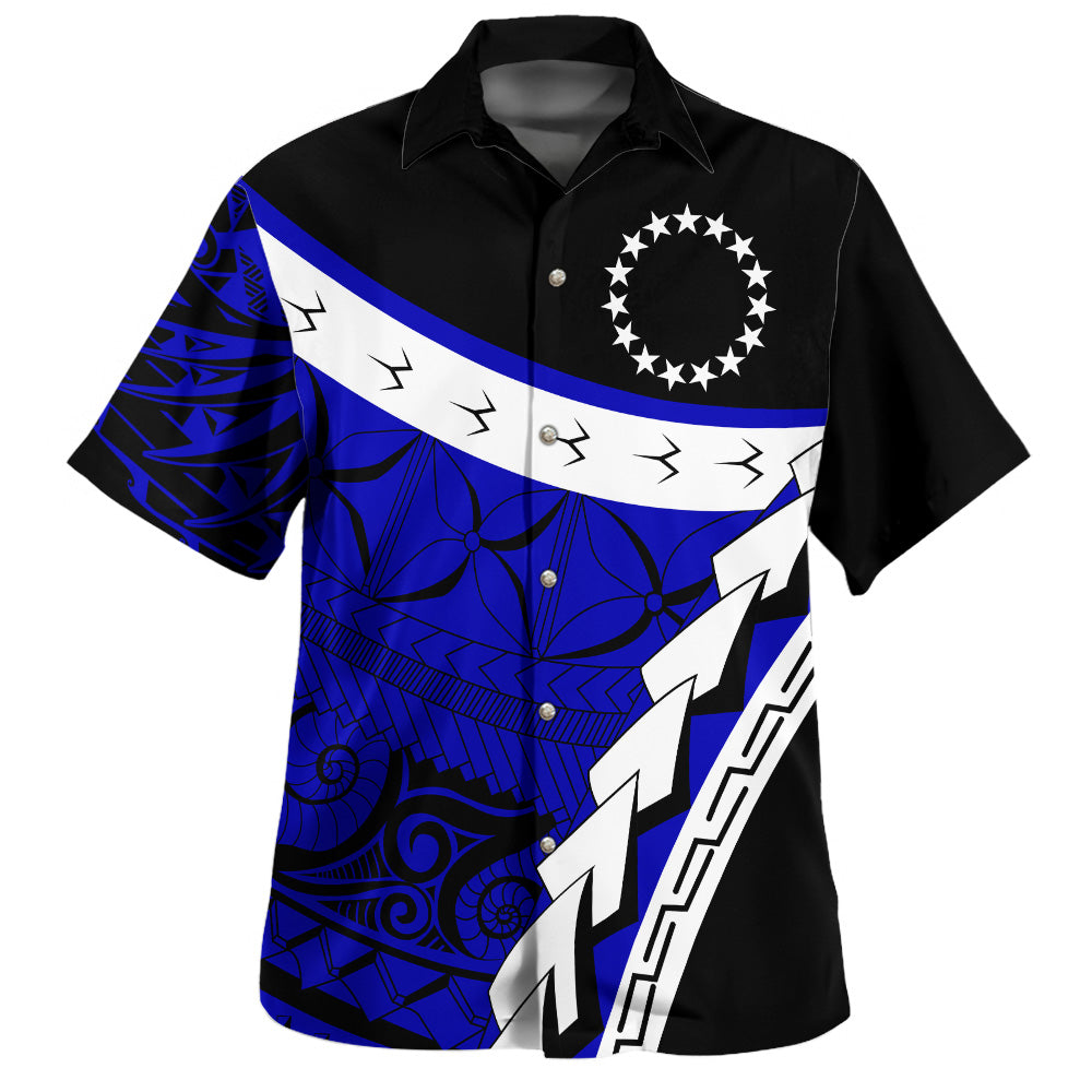 Cook Islands Custom Personalised Hawaiian Shirt - Proud Of Cook Islands