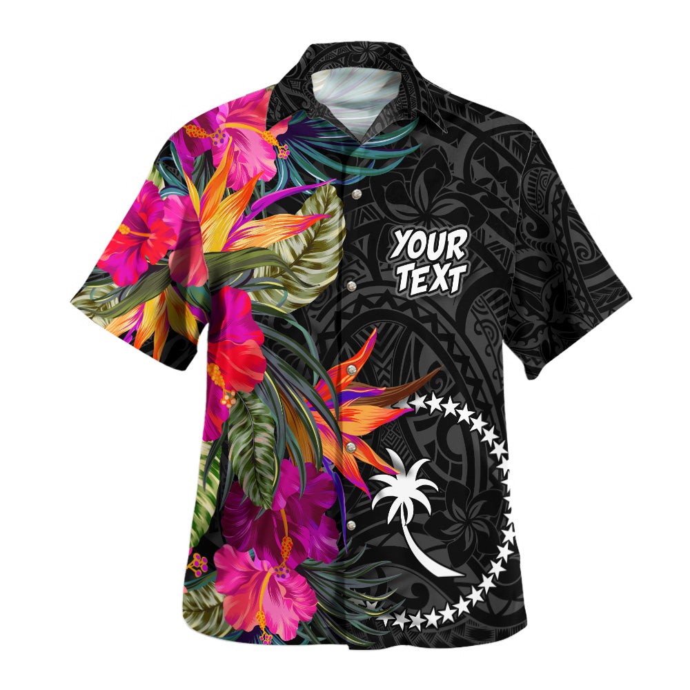 Chuuk State Hawaiian Shirt Polynesian Hibiscus Pattern