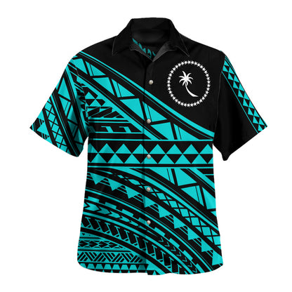 Chuuk State Hawaiian Shirt Special Polynesian Ornaments