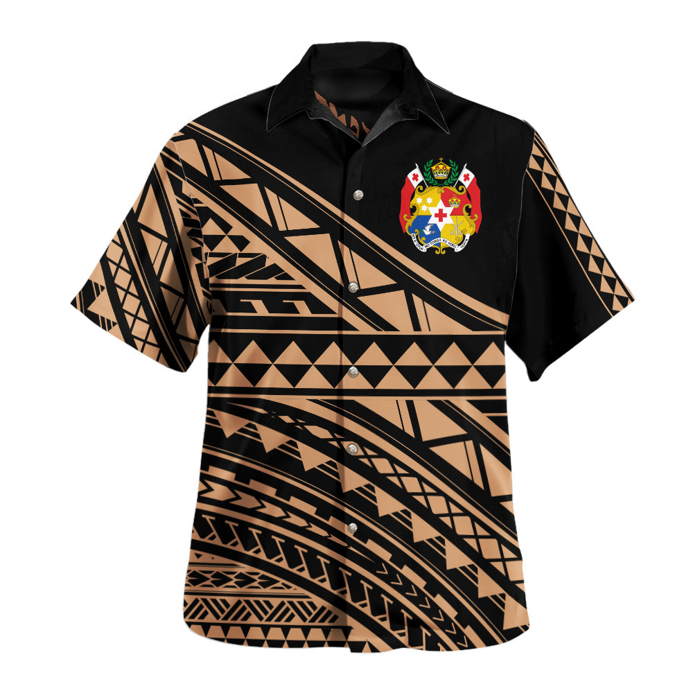 Tonga Hawaiian Shirt Special Polynesian Ornaments