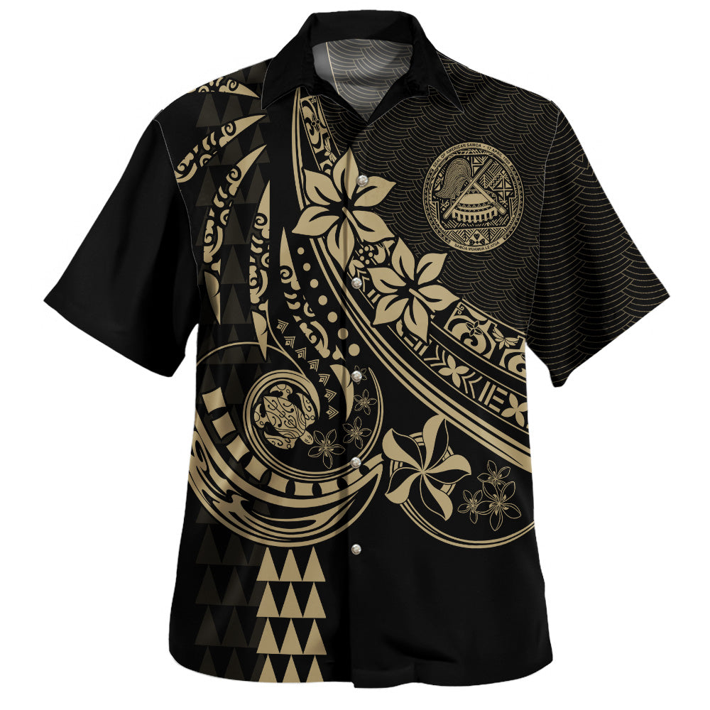 American Samoa Hawaiian Shirt The Flow of Ocean