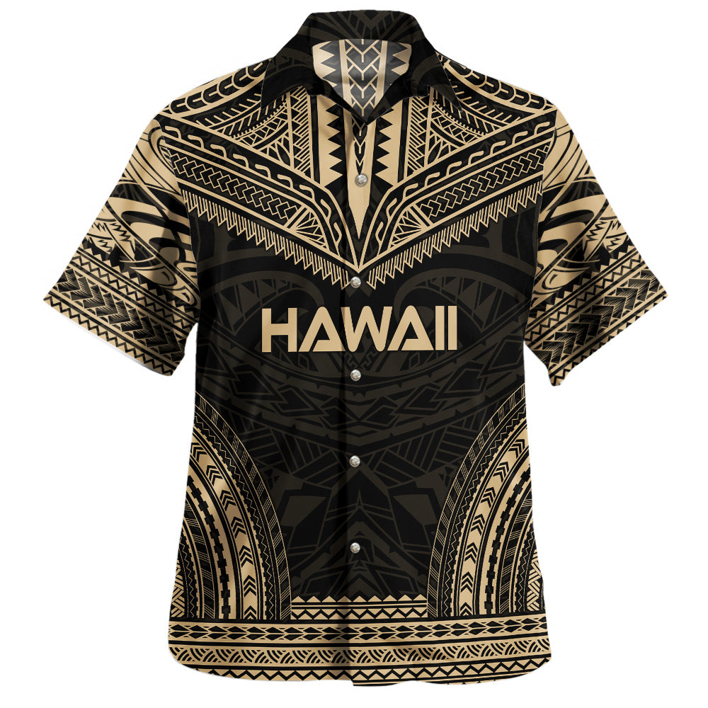 Hawaii Hawaiian Shirt Custom Personalised Polynesian Chief Tattoo