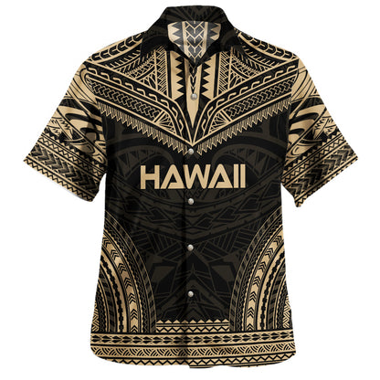 Hawaii Hawaiian Shirt Custom Personalised Polynesian Chief Tattoo