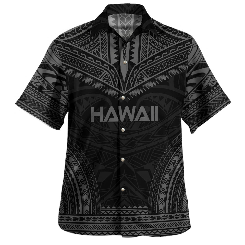 Hawaii Hawaiian Shirt Custom Personalised Polynesian Chief Tattoo