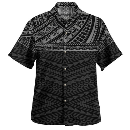 Polyneasian Tribal Patterns Hawaiian Shirt